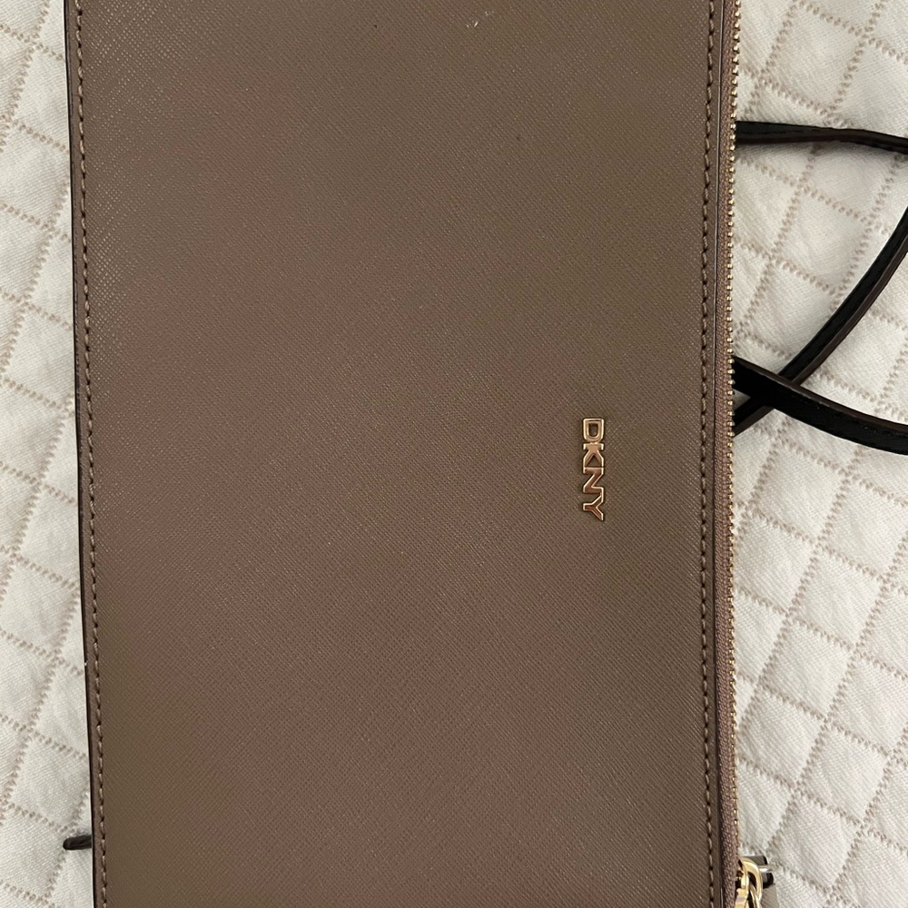 DKNY dark green Crossbody with Gold Accent